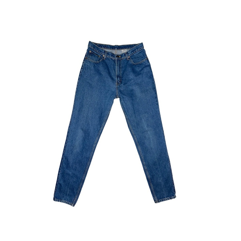 Vintage Jordache High Rise Mom Jeans 15/16 Blue Tapered Leg